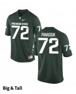 Men's Mike Panasiuk Michigan State Spartans #72 Nike NCAA Green Big & Tall Authentic College Stitched Football Jersey GI50U32LE